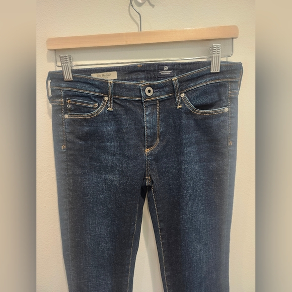 AG ADRIANO GOLDSCHMIED SLIM BOOT DARK WASH JEANS SIZE 27 - Picture 5 of 8